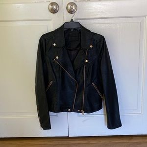 Faux leather jacket